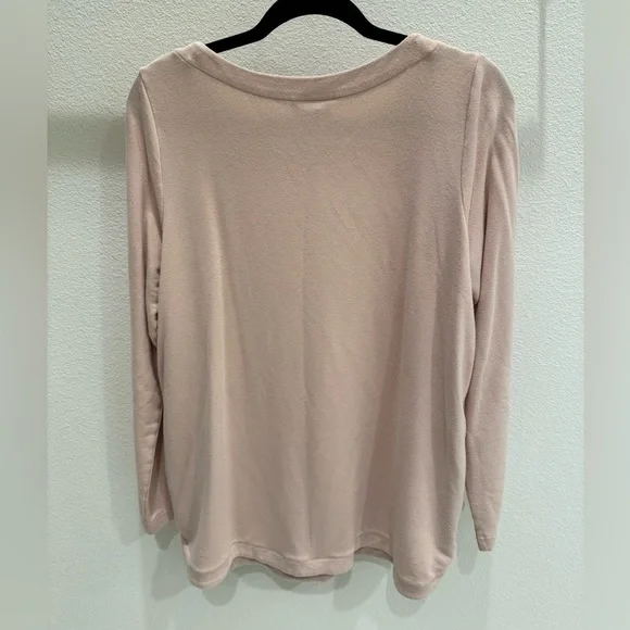 J. Jill Blush long sleeve Button side Blouse size medium read description - Picture 2 of 4